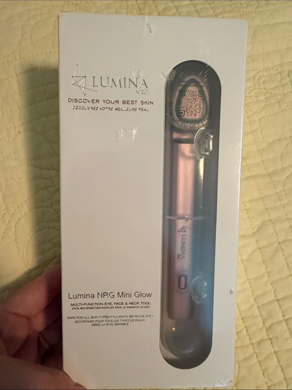 NRG Mini Glow Women’s Skincare Tool - Rose Gold